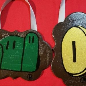 Mario level one wall hangings